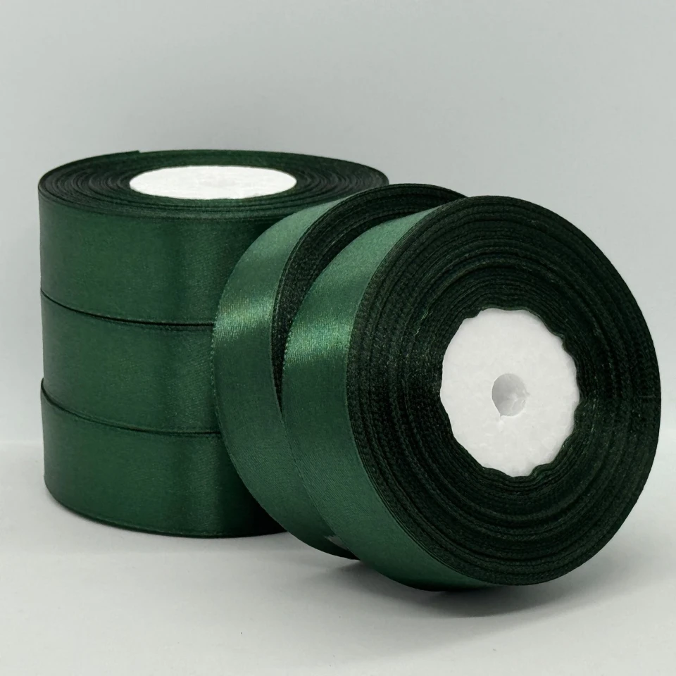 Атласная лента 2,5 см (33 м.), 128 зелений цитрус