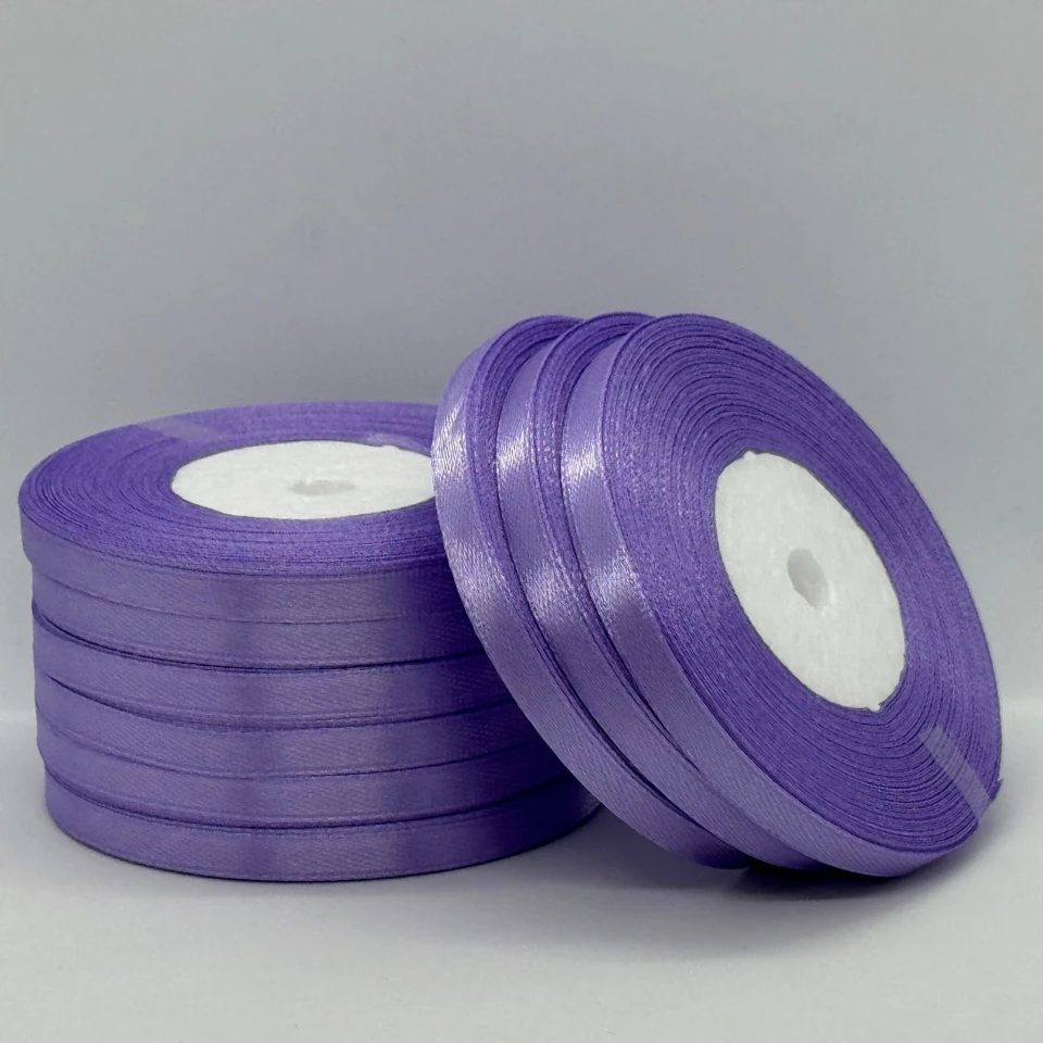 Атласная лента 0.6 см (33 м.), 21 сапфіровий