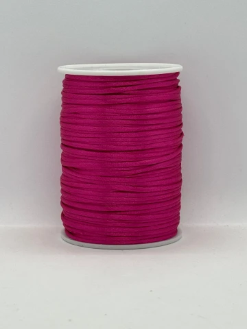 Шнур атласный корсетный 2.3 мм (100 ярдов/91,44 м.), 23 малиновий