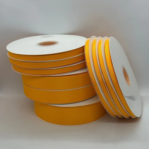 Лента репс 3,8 см (100 ярдов/91 м.), 1016 жовтий янтарний