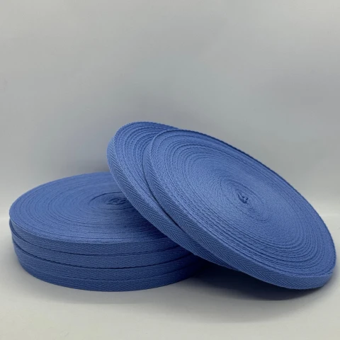 Кіперна стрічка 1 см (40м.), 2135 синій+молочний