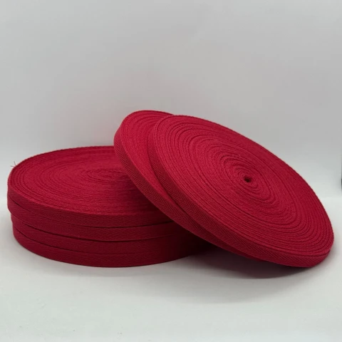 Кіперна стрічка 1 см (40м.), 2213 темний червоний