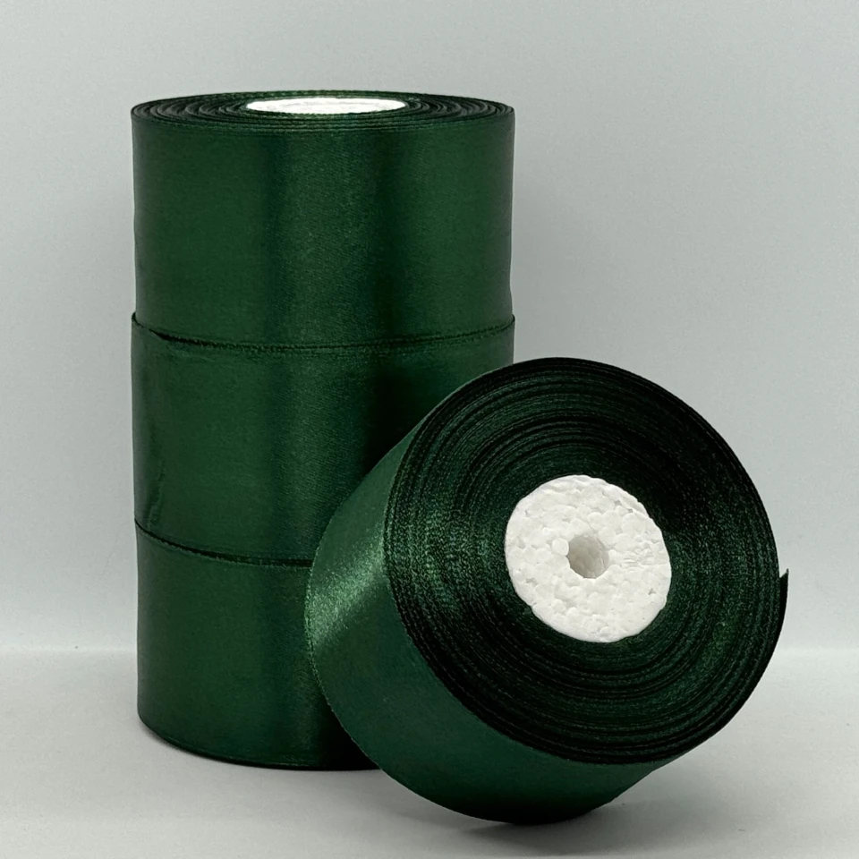 Атласная лента 5 см (33 м.), 128 зелений цитрус