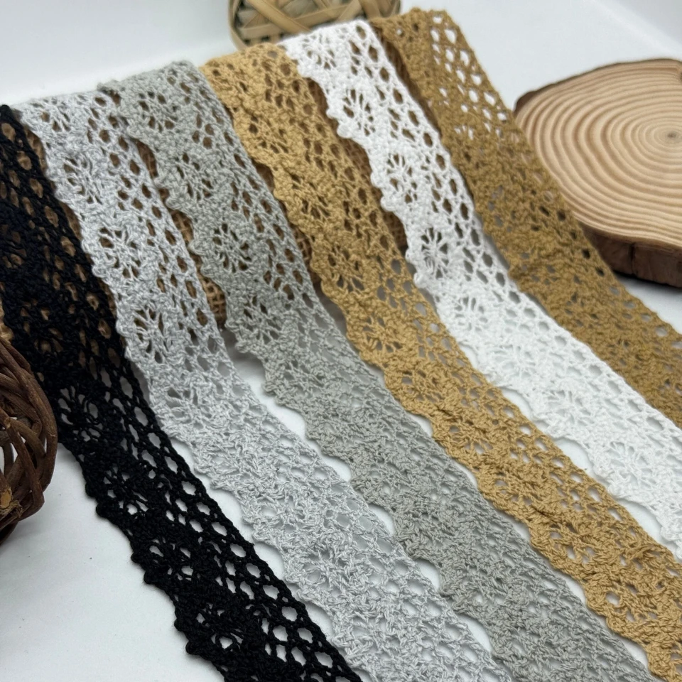 Мереживо макраме "Солодкий аромат" 2,8 см (1 м.), білий