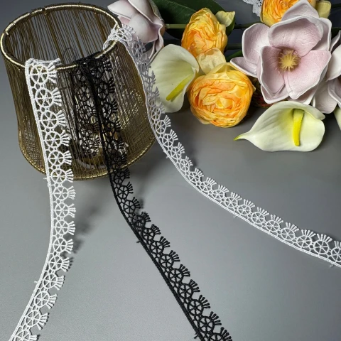 Кружево полиэстер ВВ"Дыхание нежности" 2 см.(1 м.), білий