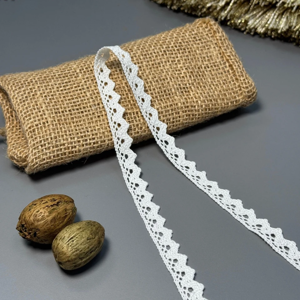 Кружево макраме "Кружево гармонии" 1,5 см.(1 м.), молочний