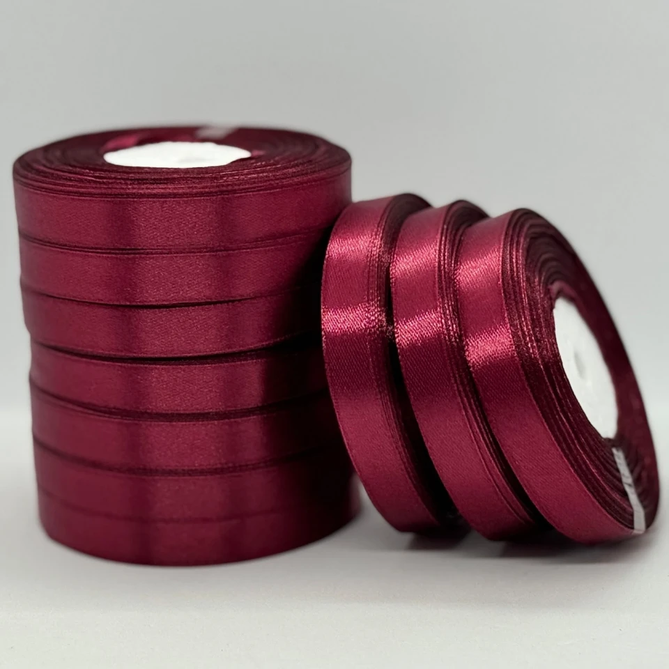 Атласная лента 1.2 см (33 м.), 165 сангрія