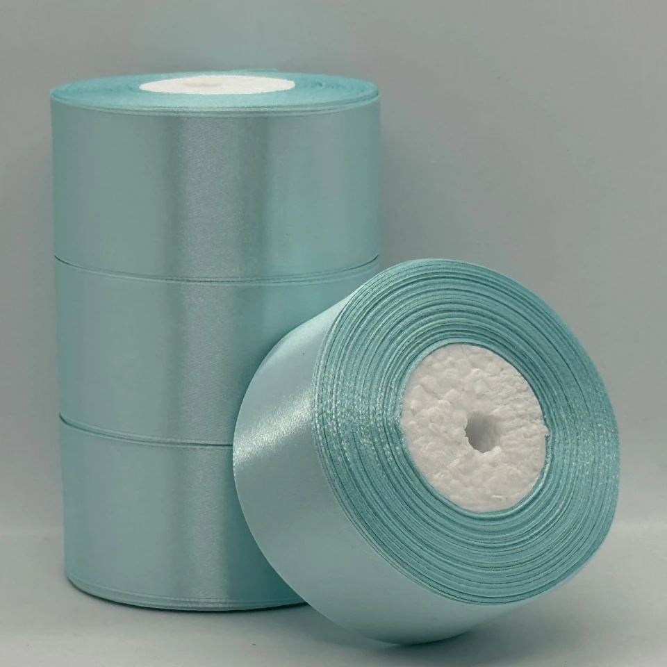 Атласна стрічка 4 см (33 м.), 103 небесний