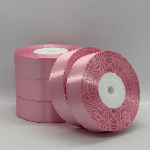 Атласная лента 2,5 см (33 м.), 135 лаванда рожева
