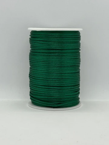 Шнур атласный корсетный 2.3 мм (100 ярдов/91,44 м.), 50 зелений гай