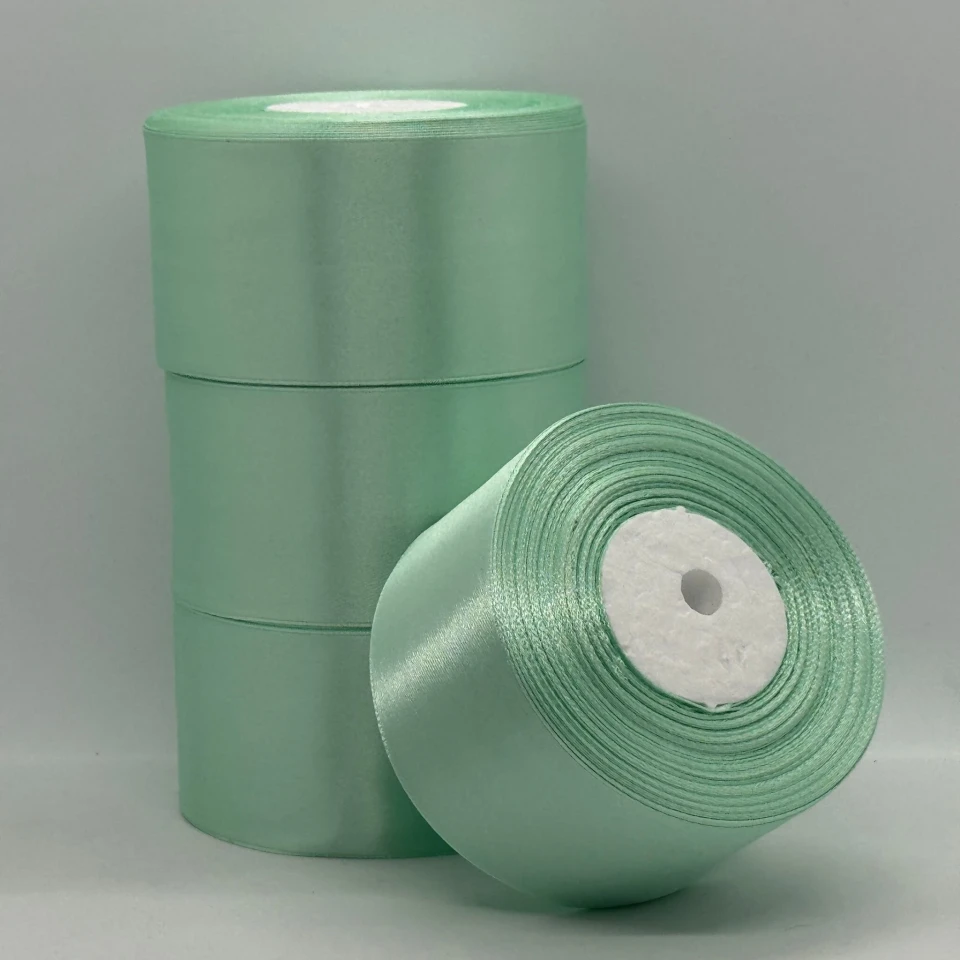 Атласная лента 5 см (33 м.), 181 мята