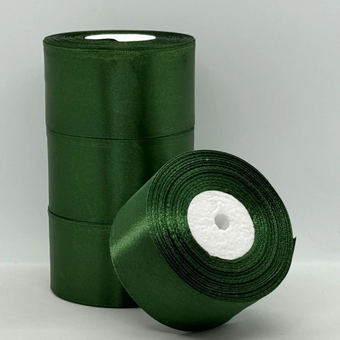 Атласная лента 5 см (33 м.), 49 зелена трава