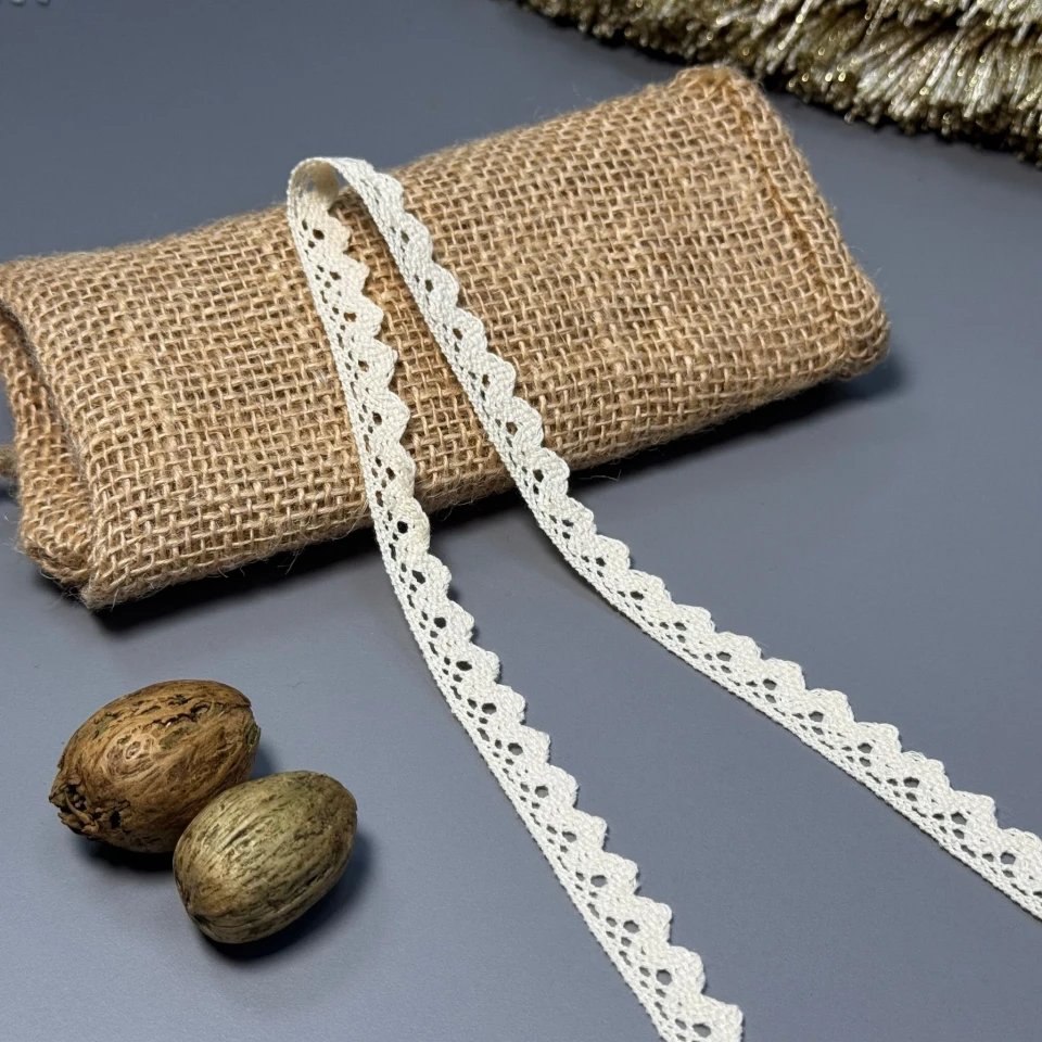 Кружево макраме "Кружево гармонии" 1,5 см.(1 м.), бежевий