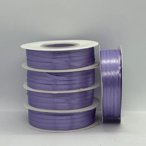 Атласна стрічка 0.3 см (91 м.), 21 бузковий