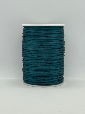 Шнур атласний корсетний 2.3 мм (100 ярдів/91,44 м.), 122 ізумруд
