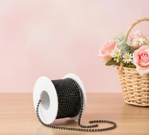 Цепі камні ss 10 2.8 мм (10 ярдів/9,14 м.), чорний