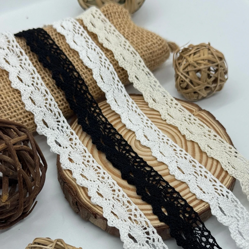 Кружево макраме "Серебряный дождь" 2 см.(1 м.), білий