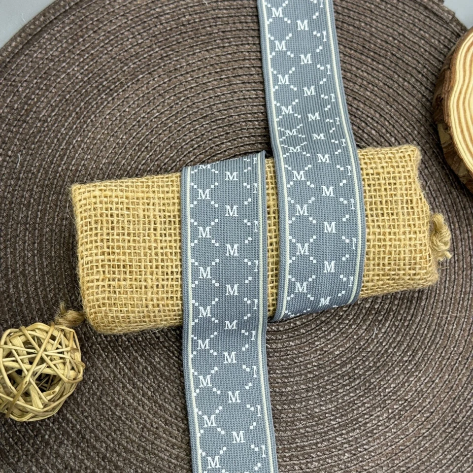 Лампас трикотажный Мода 4 см (1 м), C:5 світло сірий