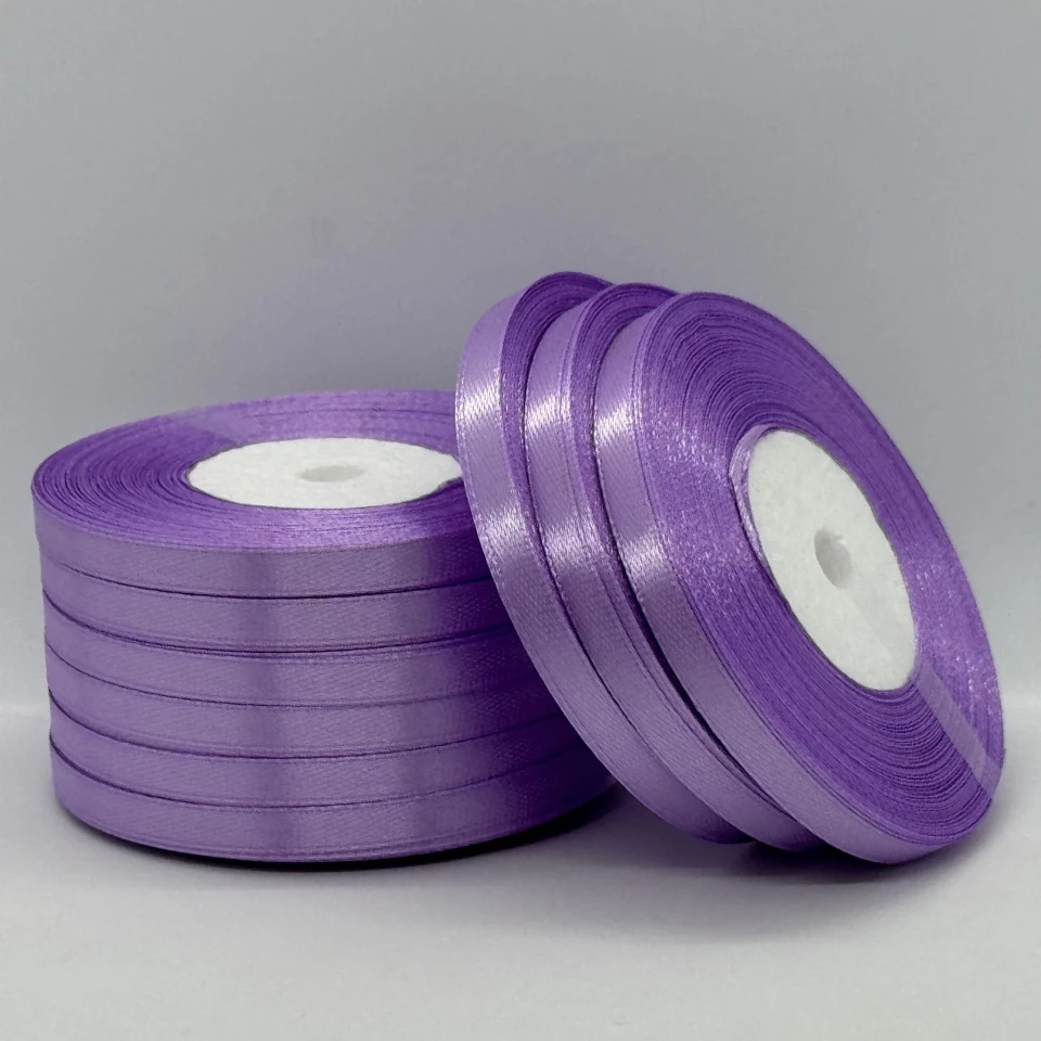 Атласная лента 0.6 см (33 м.), 125 індиго