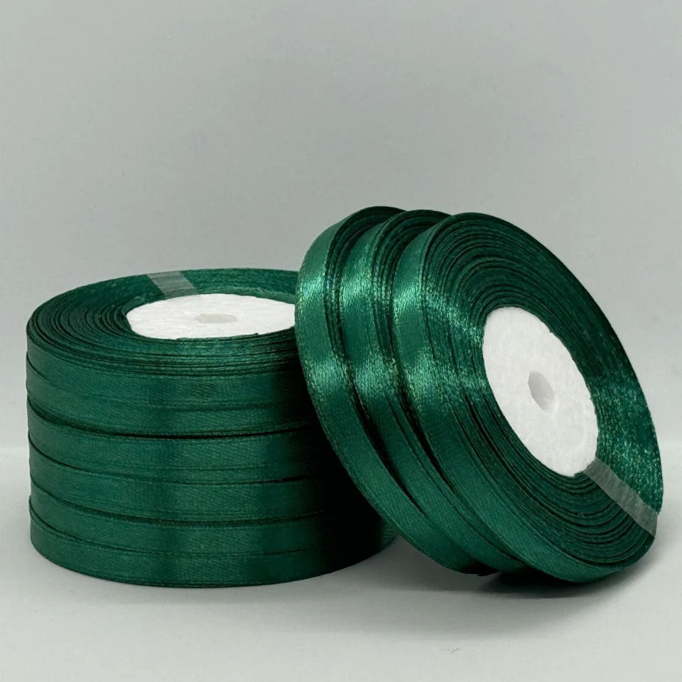 Атласная лента 0.6 см (33 м.), 56 ізумруд