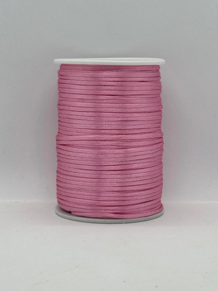 Шнур атласный корсетный 2.3 мм (100 ярдов/91,44 м.), 79 рожева пудра