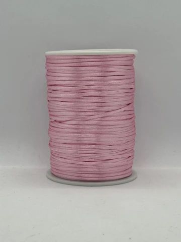 Шнур атласный корсетный 2.3 мм (100 ярдов/91,44 м.), 31 блідий рожевий