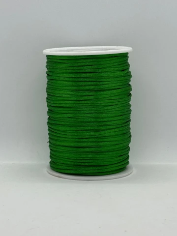 Шнур атласный корсетный 2.3 мм (100 ярдов/91,44 м.), 52 зелений