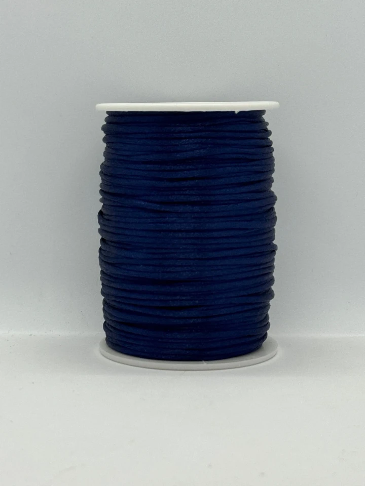 Шнур атласный корсетный 2.3 мм (100 ярдов/91,44 м.), 90 синій шкільний