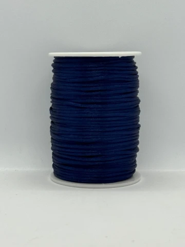 Шнур атласный корсетный 2.3 мм (100 ярдов/91,44 м.), 90 синій шкільний