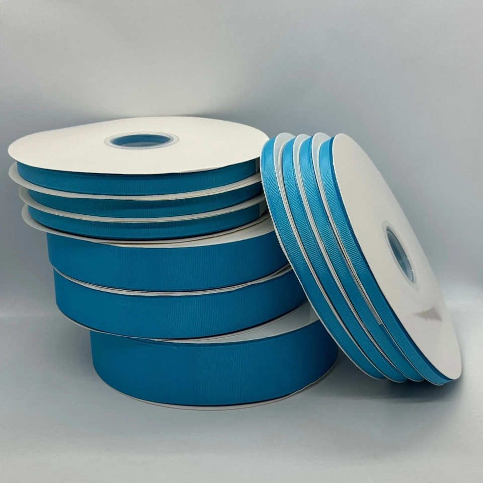 Лента репс 3,8 см (100 ярдов/91 м.), 1251 світлий бірюза