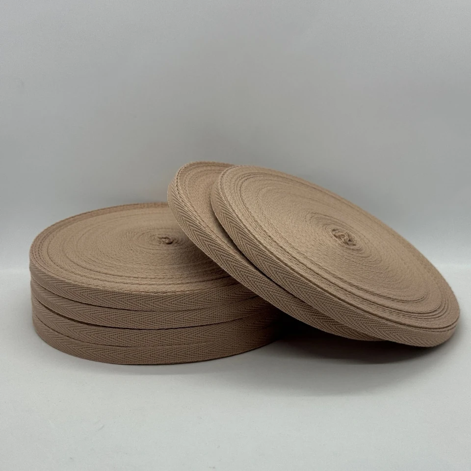 Кіперна стрічка 1 см (40м.), 2193 бежево-коричневий