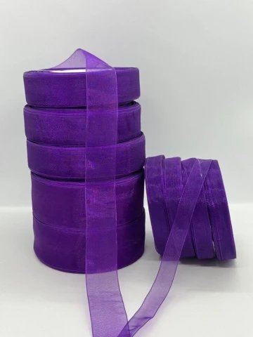 Лента органза 2,5 см (45 м.), 1035 фіолетовий