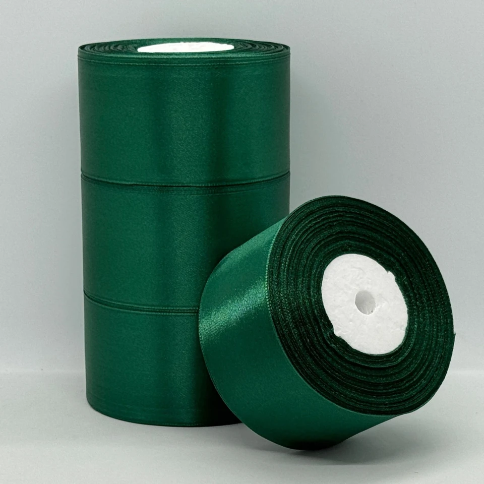 Атласная лента 5 см (33 м.), 56 ізумруд