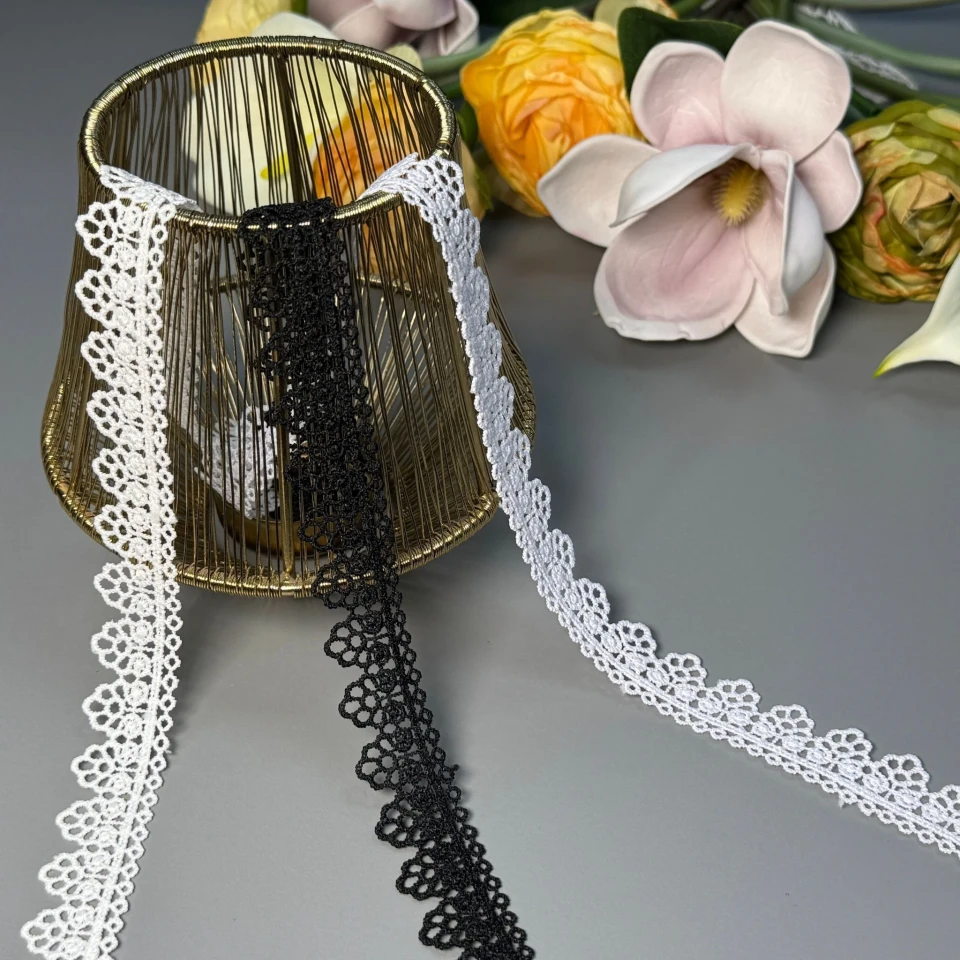 Кружево полиэстер ВВ"Тонкий силуэт" 2 см.(1 м.), білий