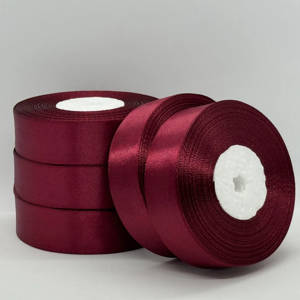 Атласная лента 2,5 см (33 м.), 165 сангрія