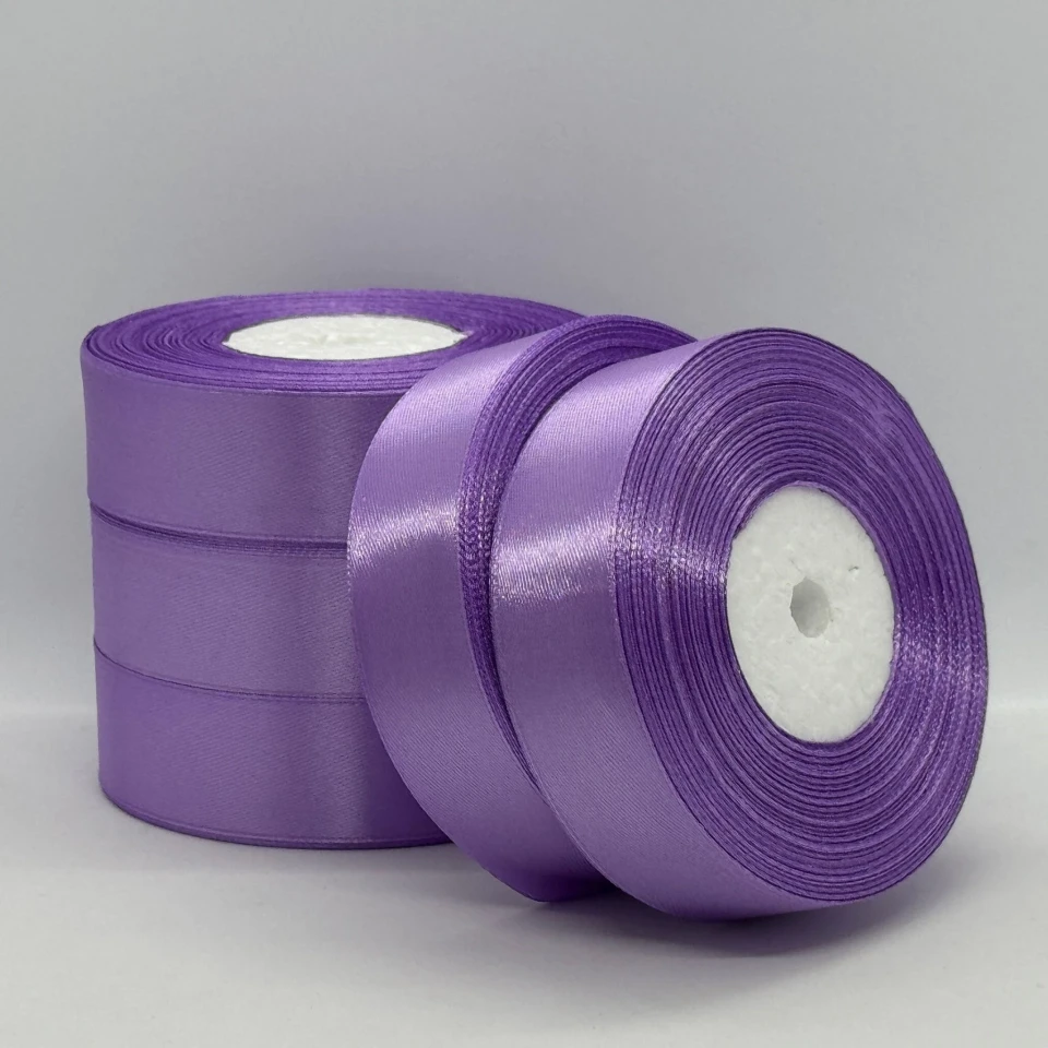 Атласная лента 2,5 см (33 м.), 125 індиго