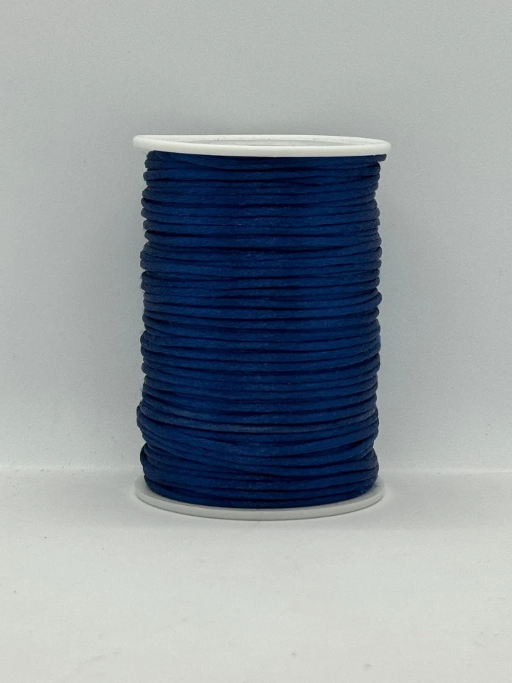 Шнур атласный корсетный 2.3 мм (100 ярдов/91,44 м.), 34 темно синій
