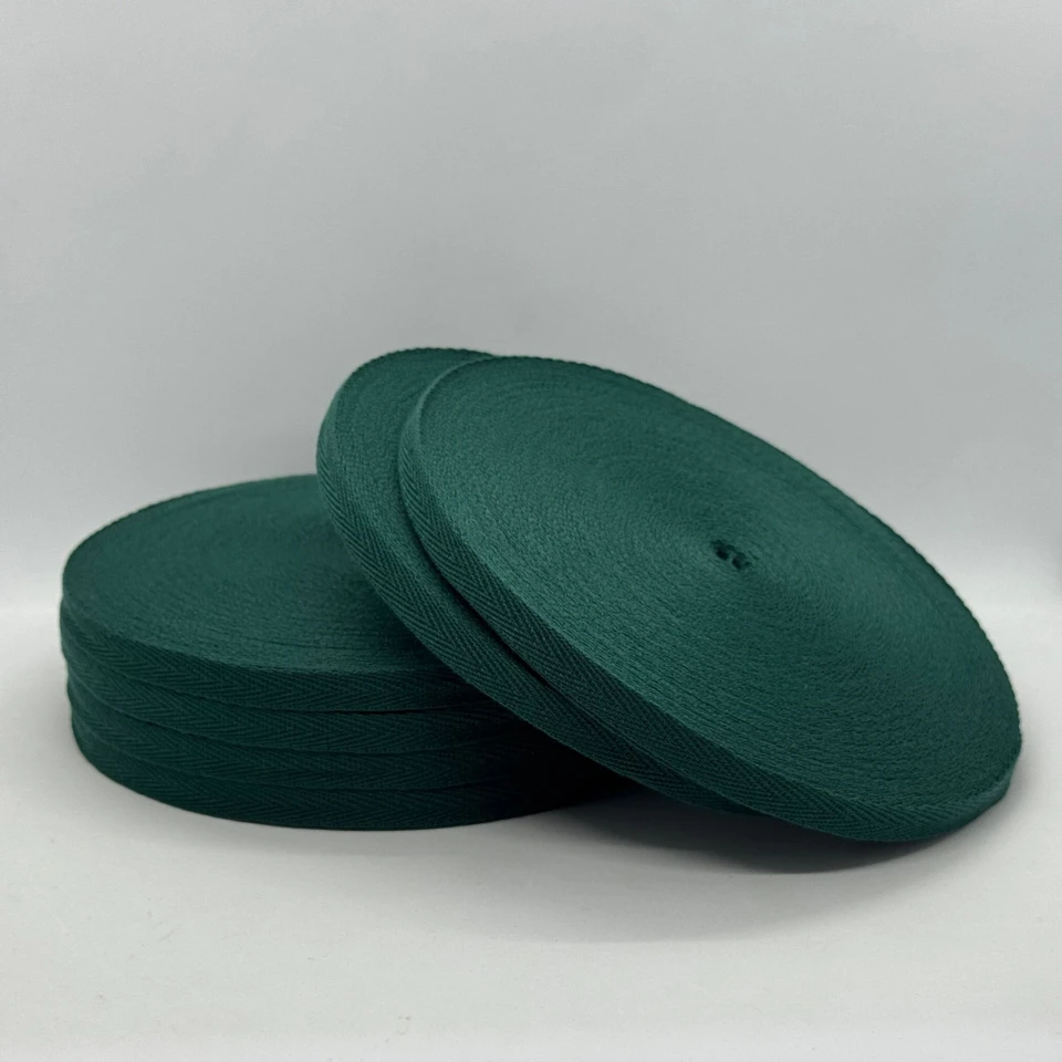 Кіперна стрічка 1 см (40м.), 2165 темний зелений