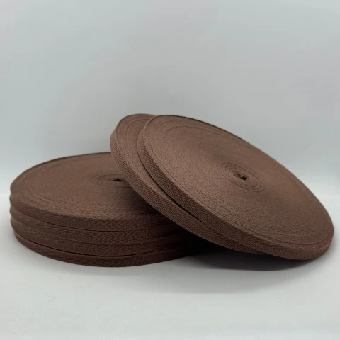 Лента киперная 1 см (40м.), 2170 темний коричневий