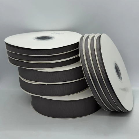 Лента репс 0.65 см (100 ярдов/91 м.), 1180 сірий