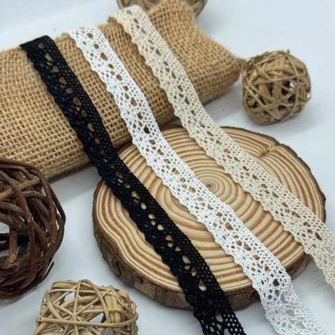 Мереживо макраме "Ніжна прохолода" 2 см.(1 м.), білий