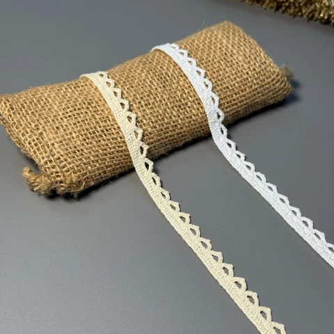 Мереживо макраме "Мереживна симфонія" 1 см . (1м.), білий