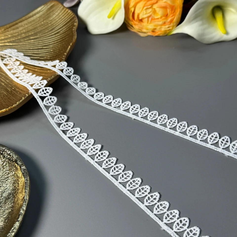 Кружево полиэстер ВВ"Аура стиля" 2 см.(1 м.), теплий білий