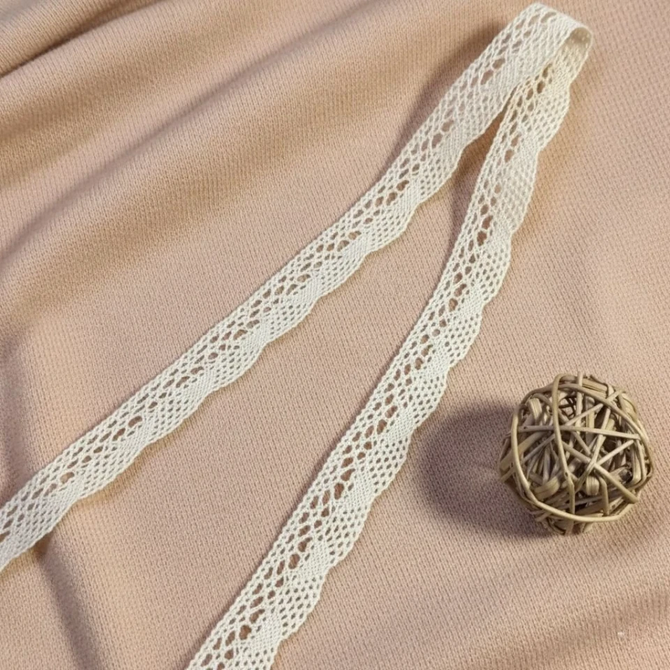 Мереживо макраме "Сонячна вуаль" 2 см.(1 м.), бежевий