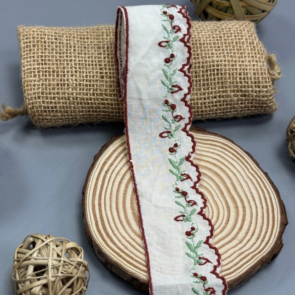 Кружево прошва  "Аромат нежности" 4 см (1 м.), кольорова