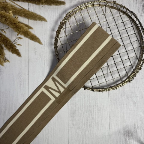 Трикотажный пояс довяз Мода (8.5см*90 см), світлий бежевий