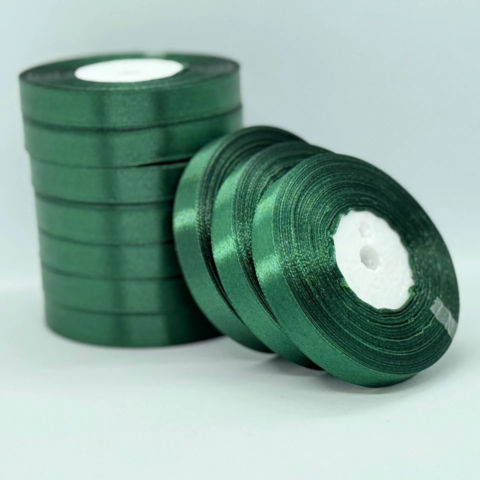 Атласная лента 1.2 см (33 м.), 128 зелений цитрус