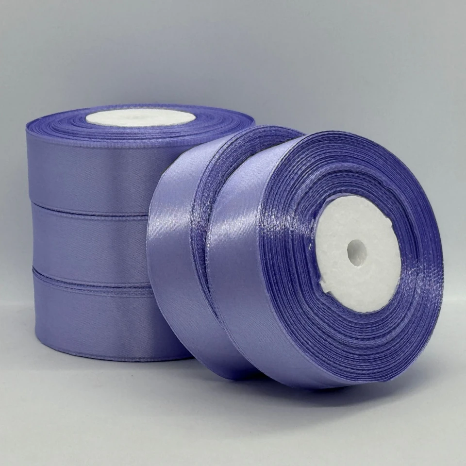 Атласна стрічка 2.5 см (33 м.), 191 фіалковий