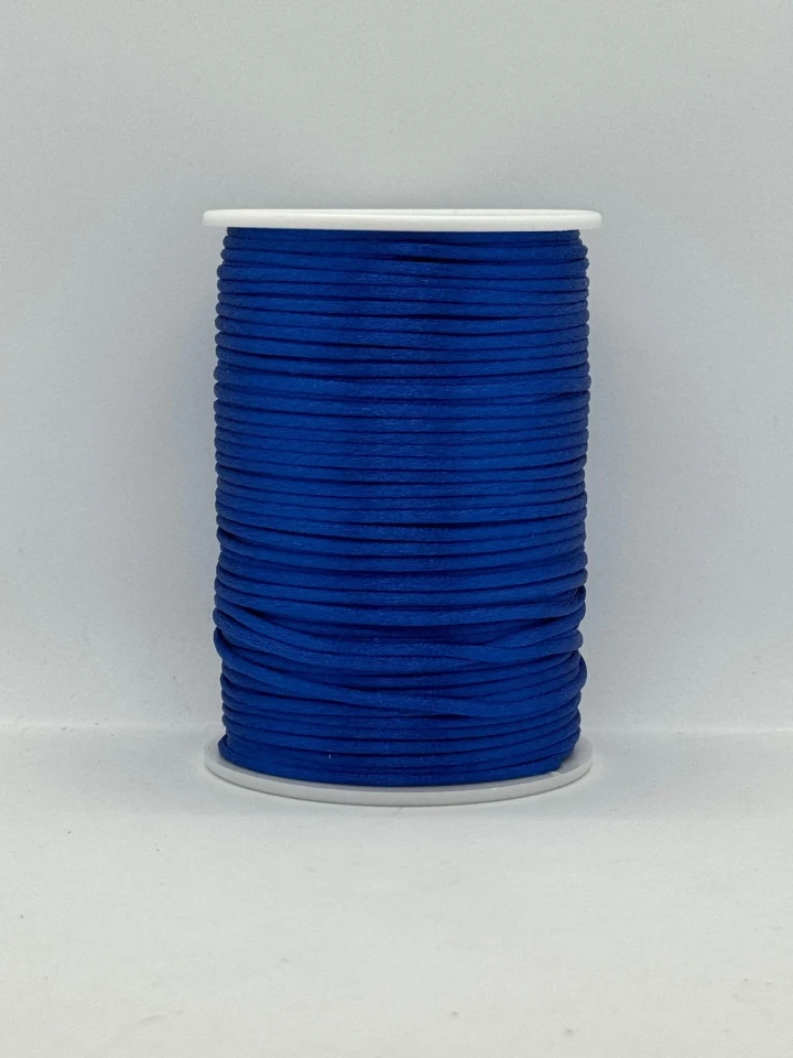 Шнур атласный корсетный 2.3 мм (100 ярдов/91,44 м.), 35 електрик