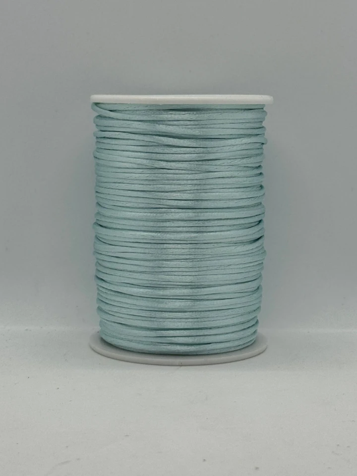 Шнур атласный корсетный 2.3 мм (100 ярдов/91,44 м.), 39 світлий небесний